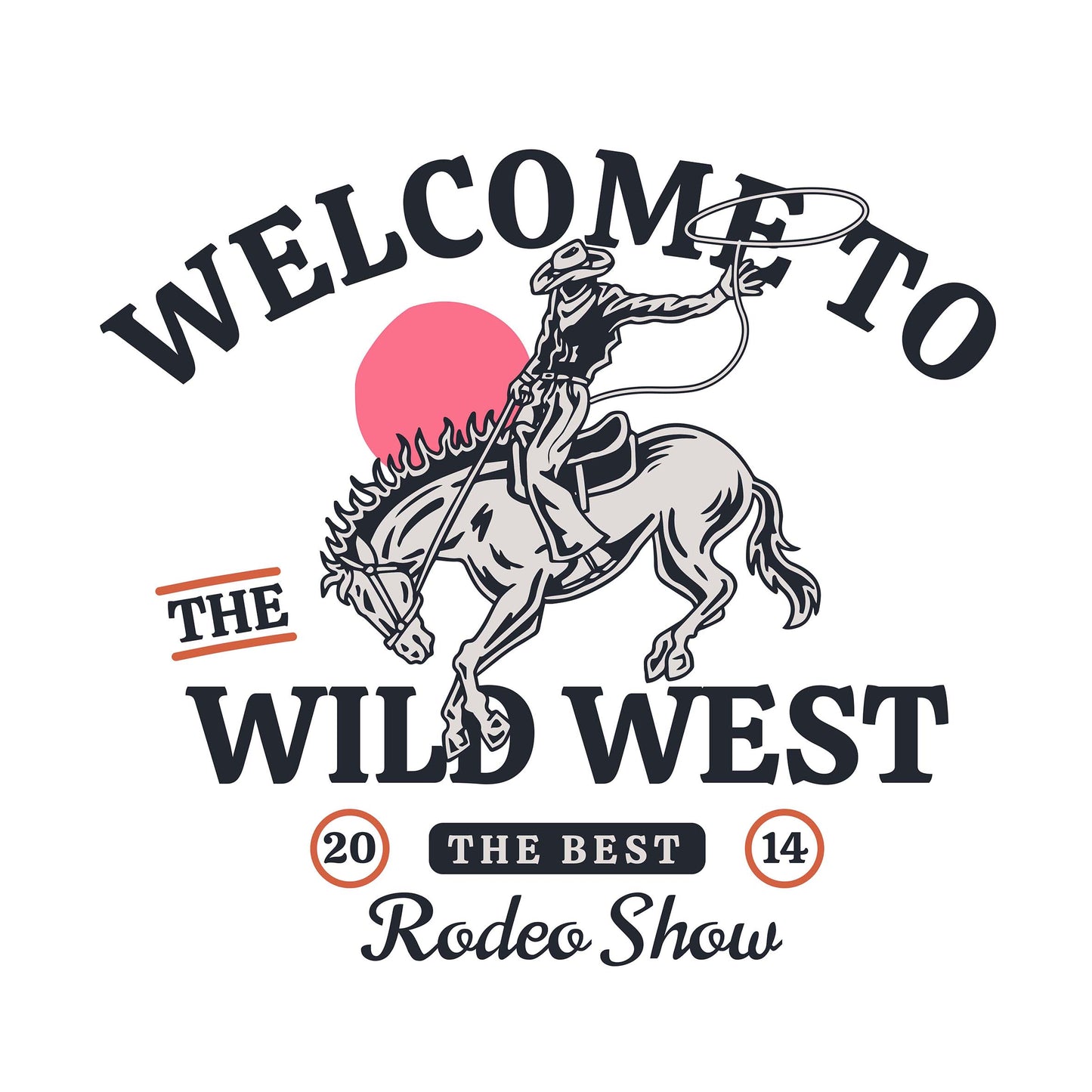 Rodeo Show Cowboy & Horse Western Coaster