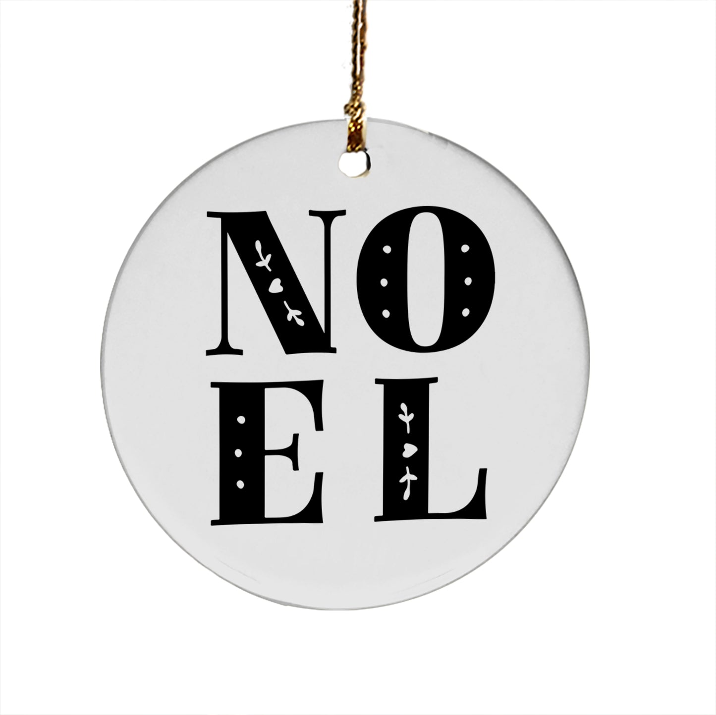 Noel Ceramic Ornament