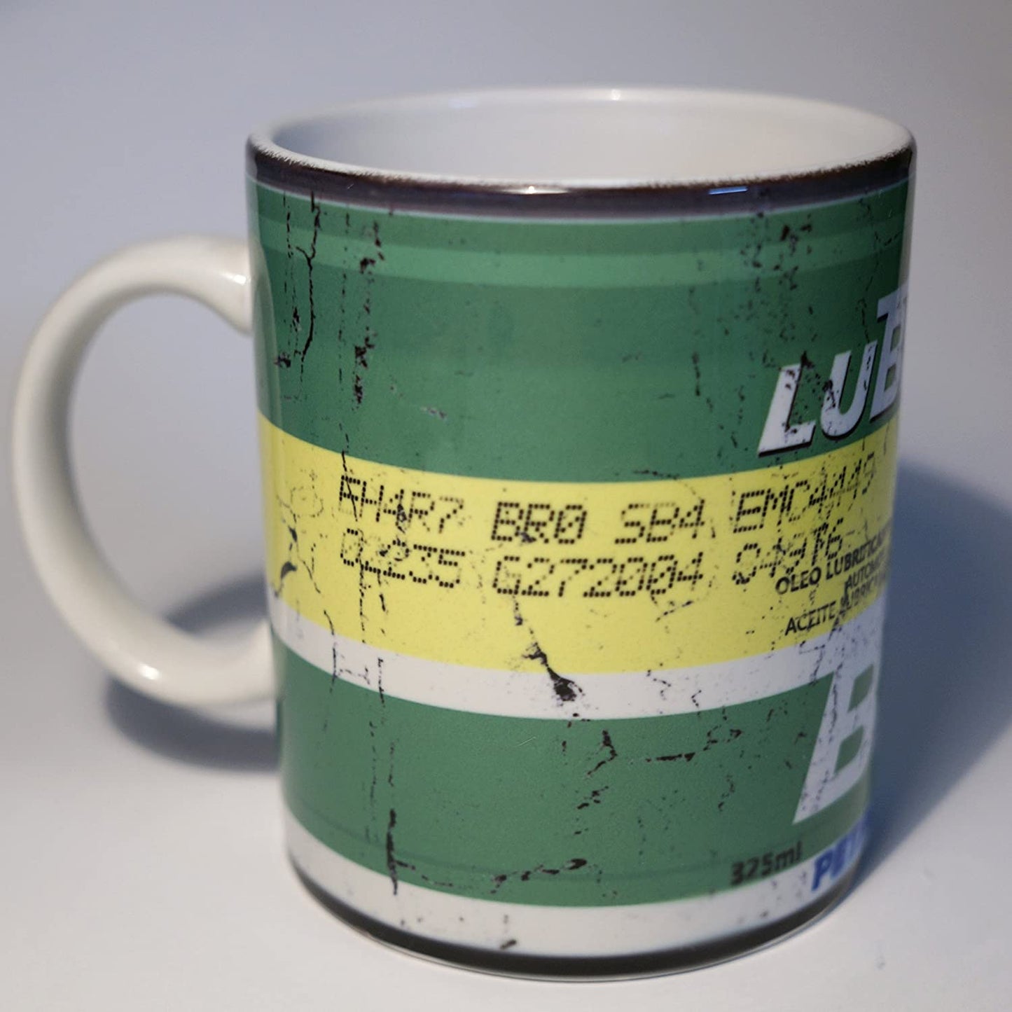 Lubrax BR Lube Motor Oil Can Mug