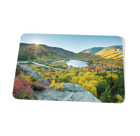 Artist Bluff Autumn Sunburst Cutting Board by Chris Whiton