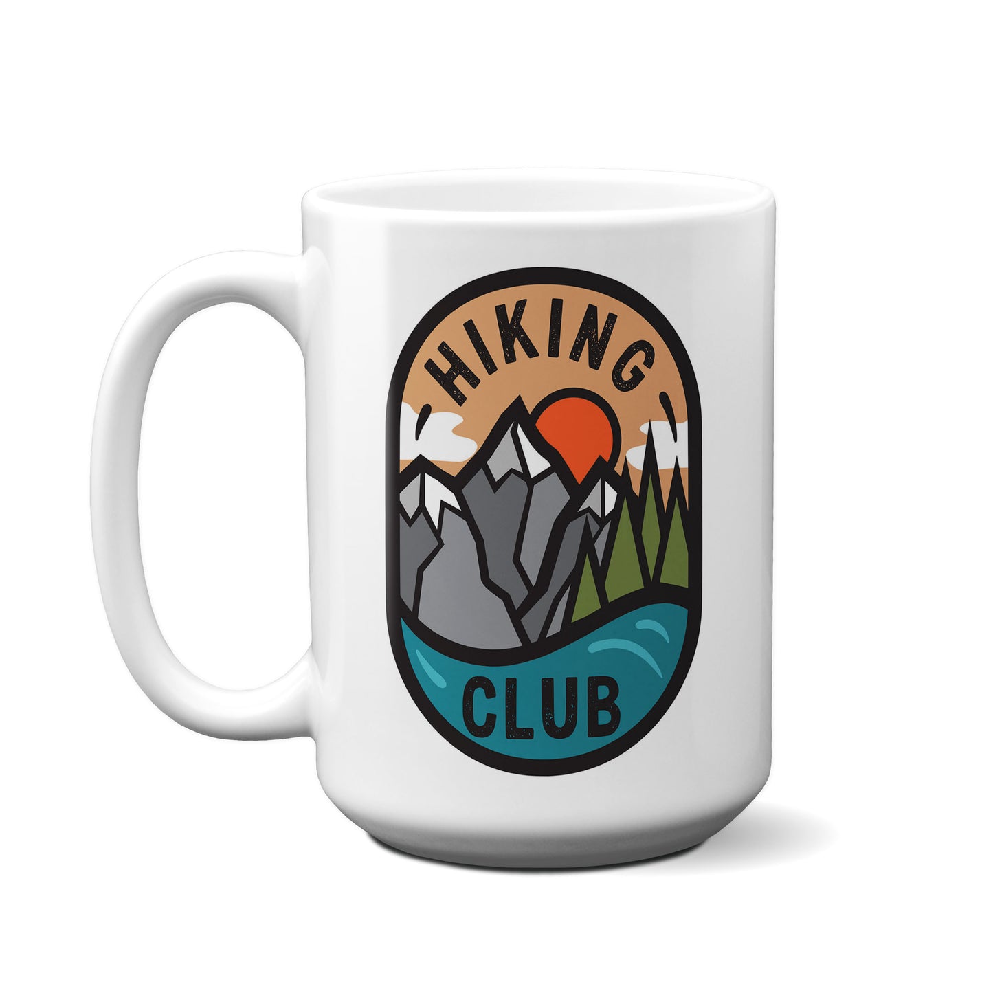 Hiking Club Badge Mug