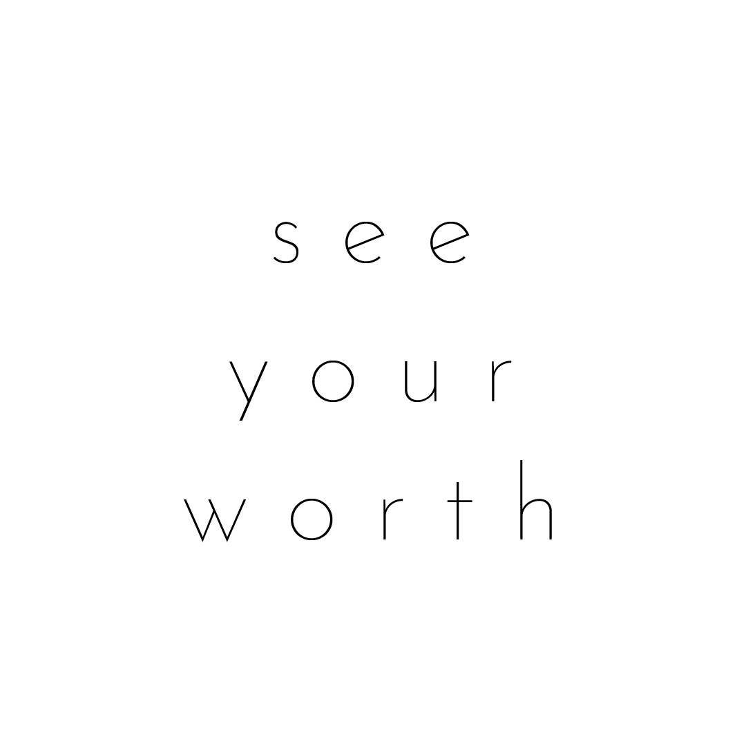 See Your Worth Quote Mug