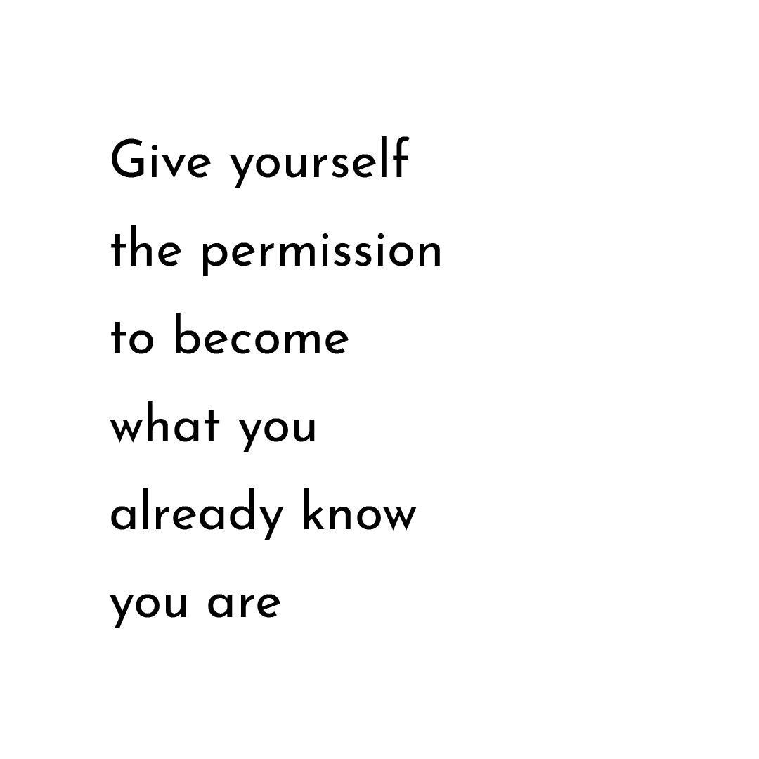 Give Yourself The Permission To Become What You Already Know You Are Quote Mug