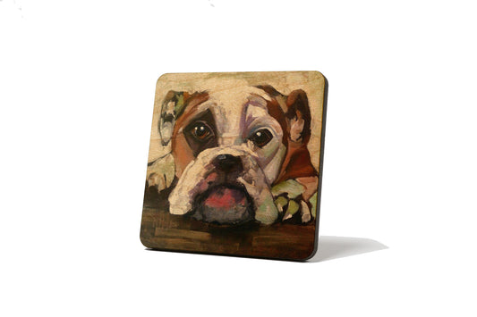 Bulldog Coaster by K. Huke