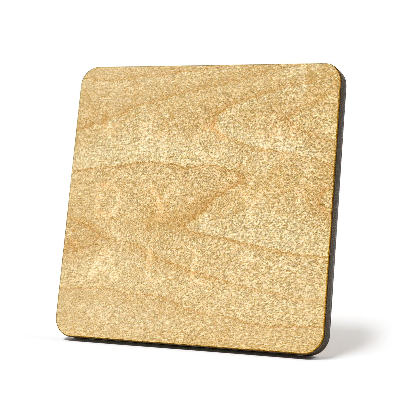 Colorblock Howdy Y'all Coaster