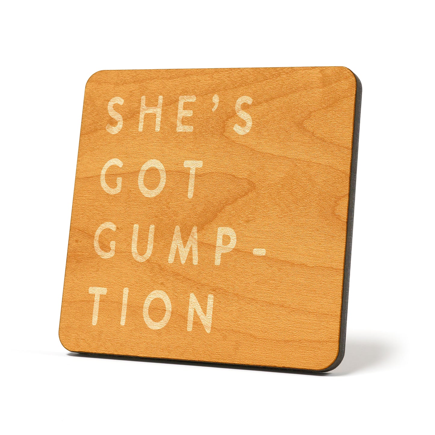 Colorblock She's Got Gumption Coaster