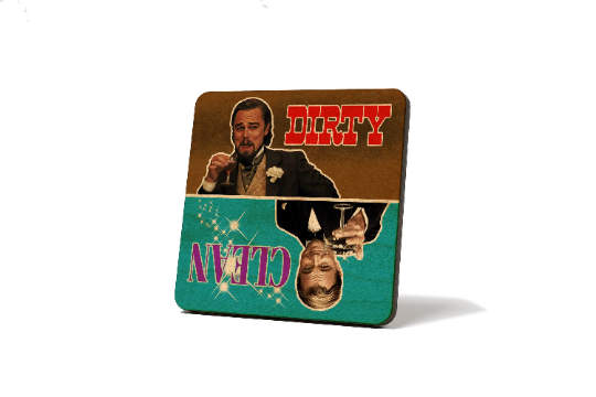 Leonardo DiCaprio Dirty Clean Dishwasher Magnet
