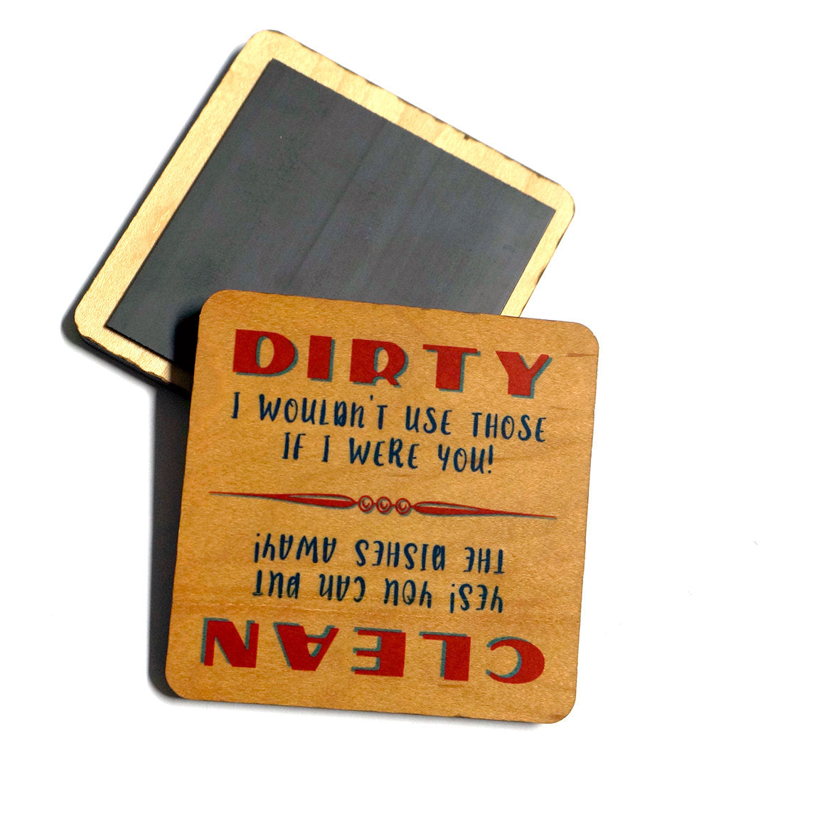 Retro Dirty Clean Dishwasher Magnet