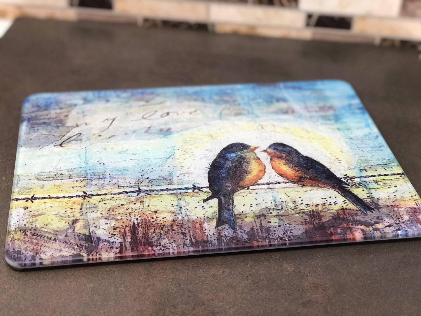Blue Bird Cutting Board