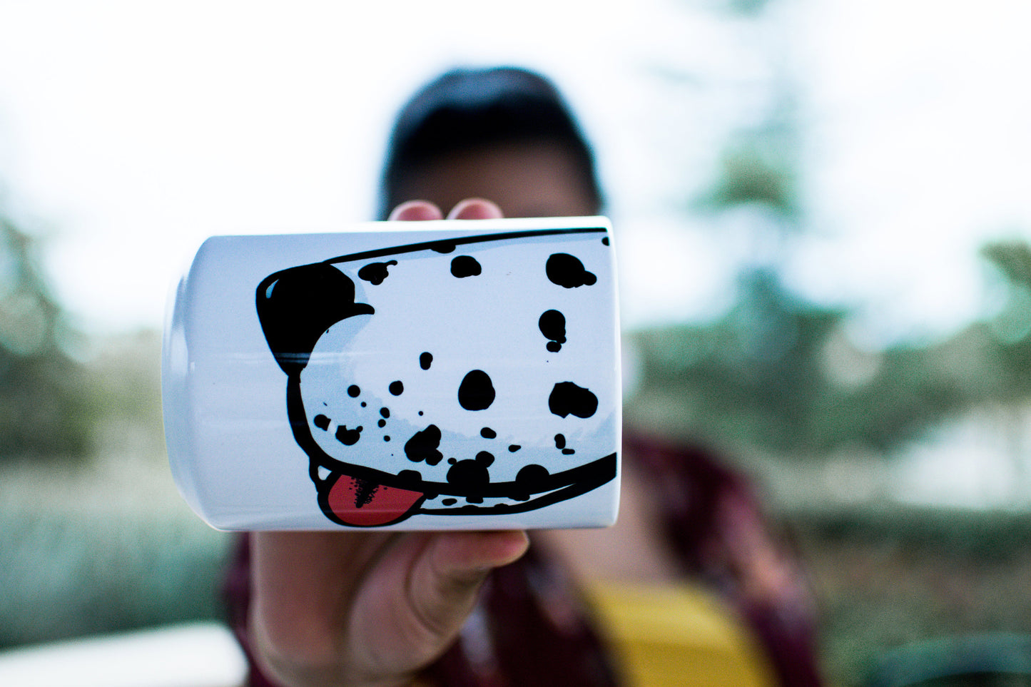 Cartoon Dalmatian Snout Mug