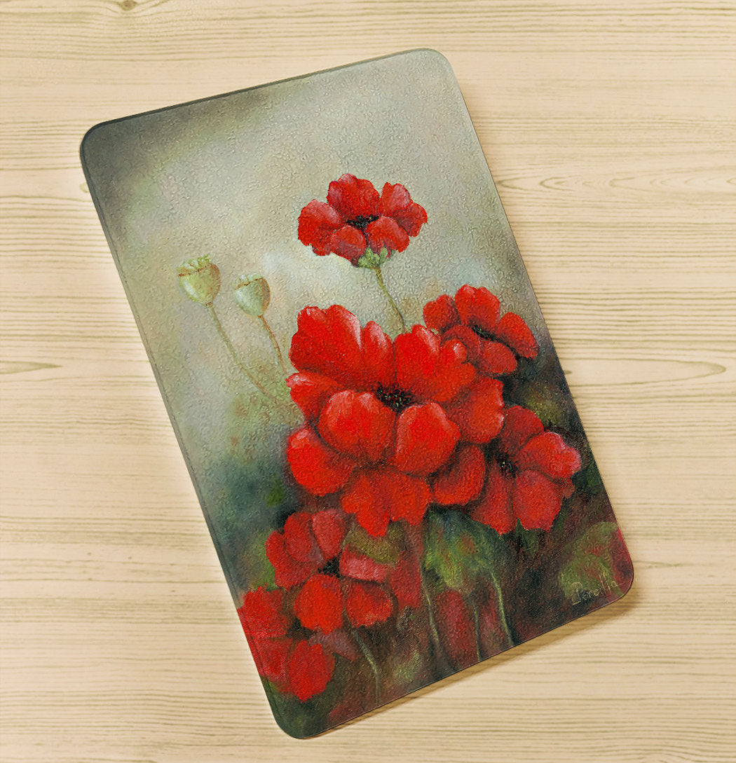 Poppies Cutting Board