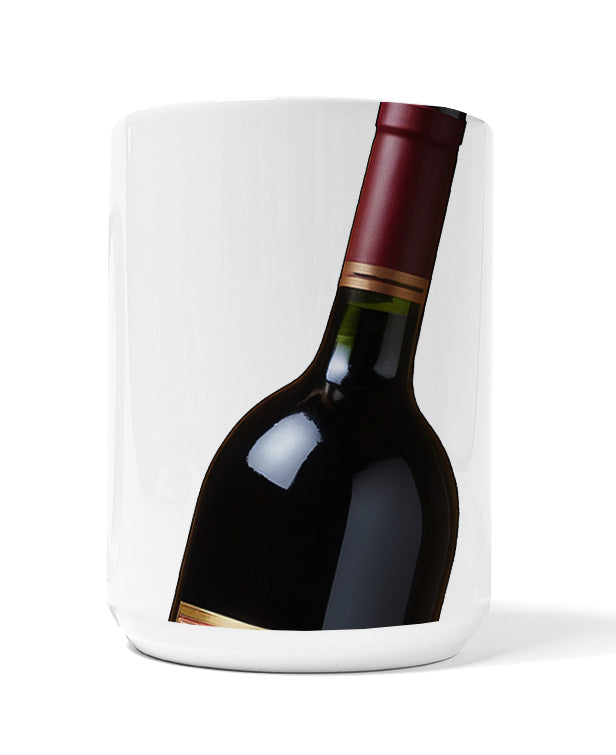 Red Wine Bottle Snout Mug