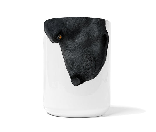Black Labrador Snout Mug