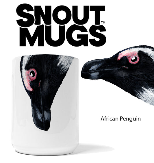 Realistic African Penguin Snout Mug