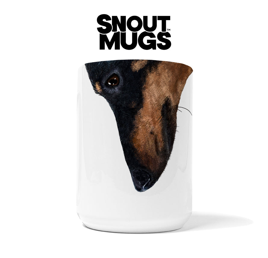 Dachshund Black & Tan  Snout Mug