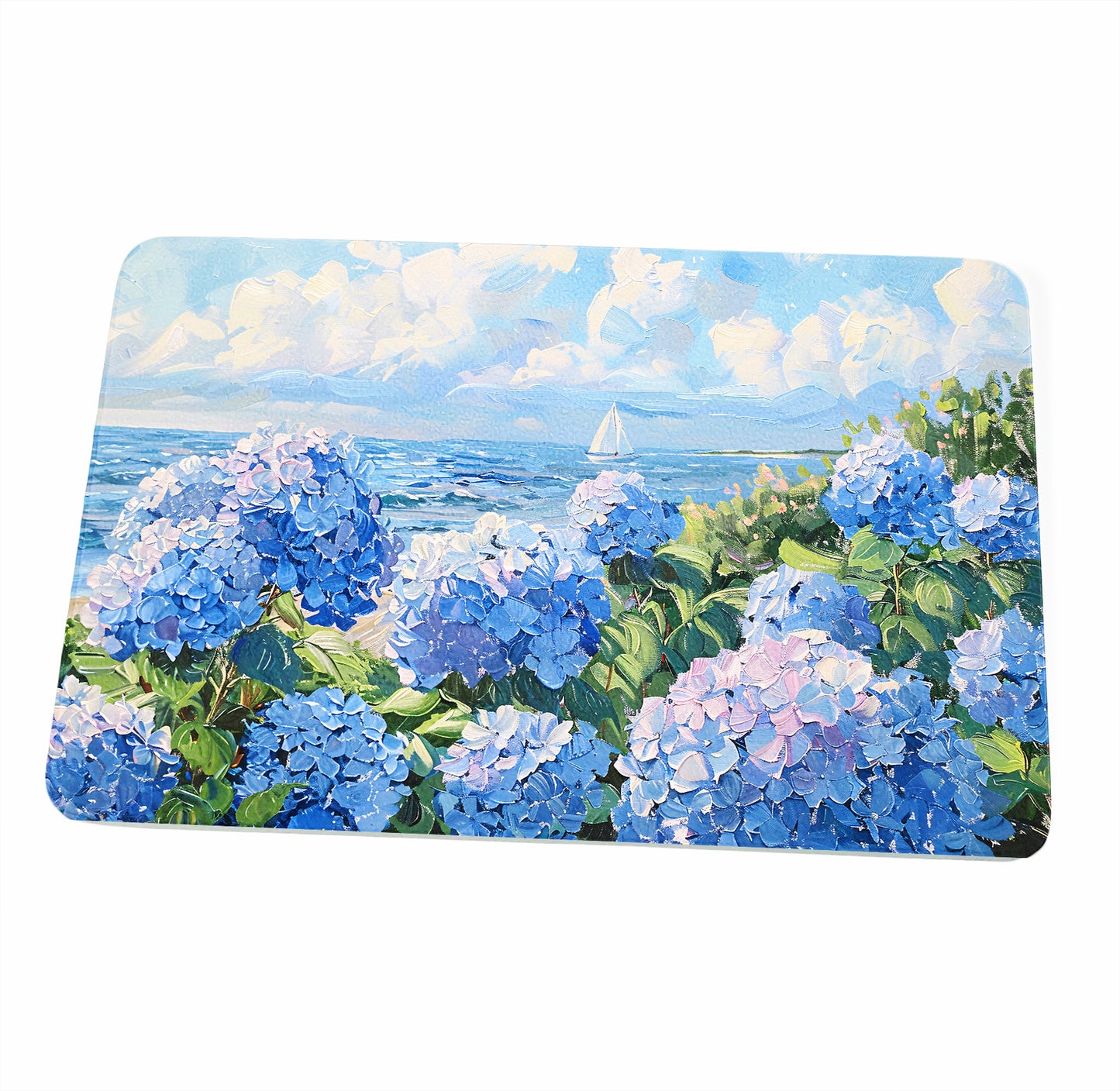Blue Skies & Blossoms Cutting Board