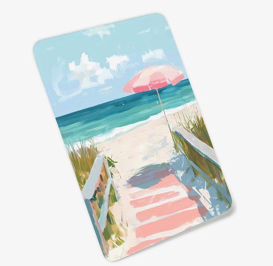 Pink Path Cutting Board