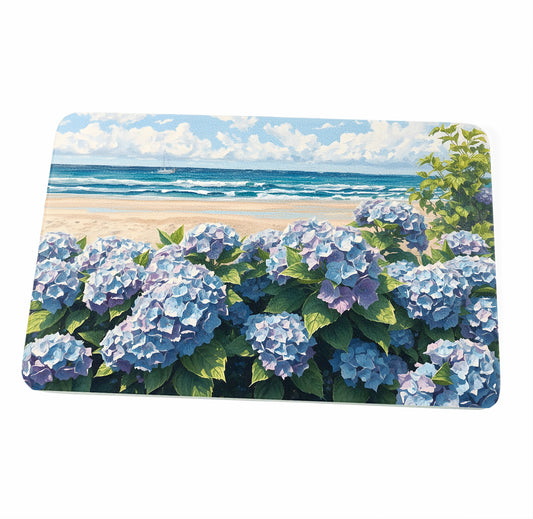 Seaside Hydrangeas Cutting Board