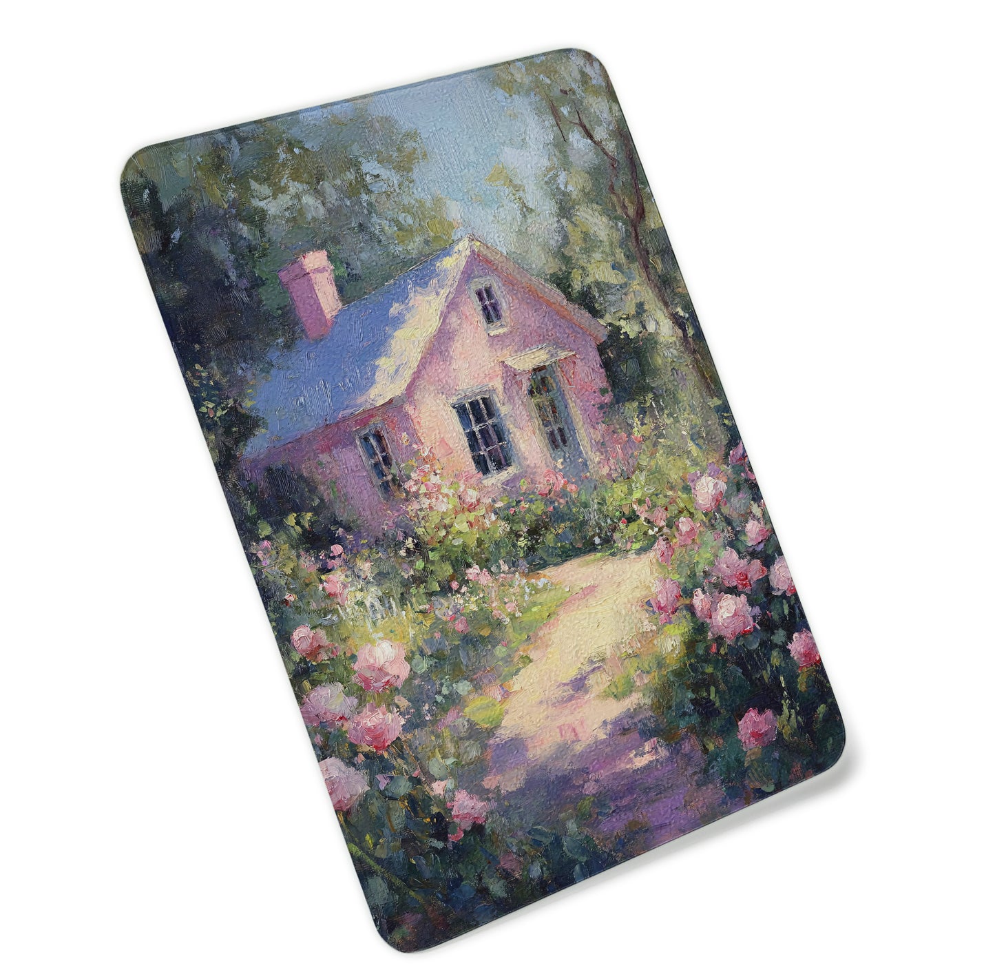 Roses in Bloom Country Cottage Cutting Board