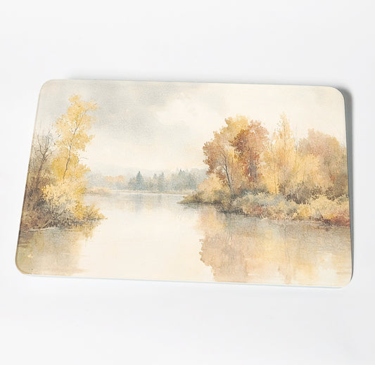 Fisherman's Fall View Cutting Board