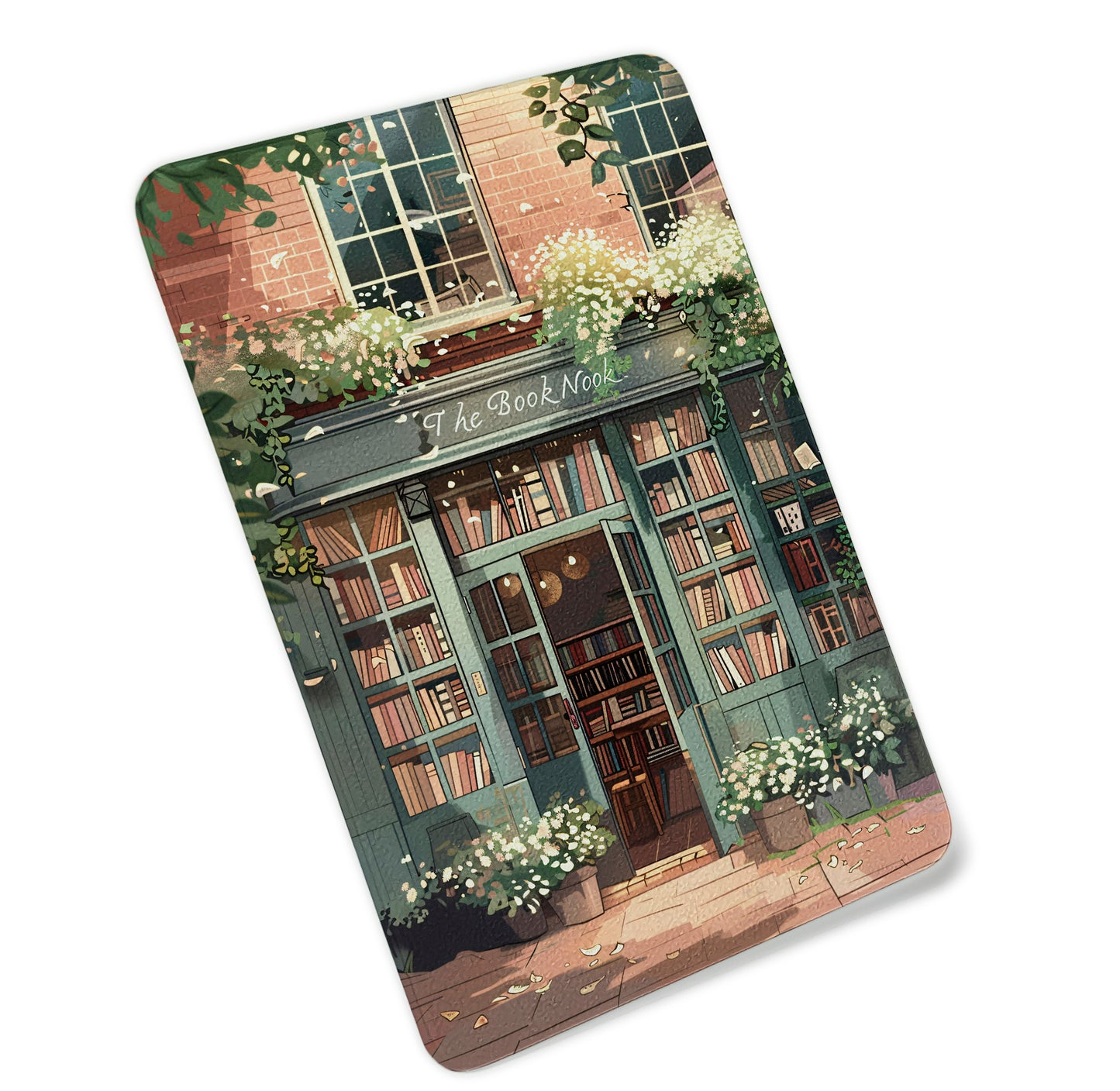 Sun-Drenched Bookstore Cutting Board