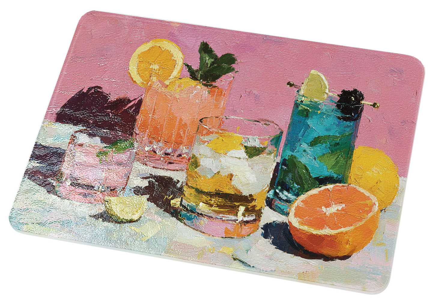 Pink Citrus Soirée Cutting Board