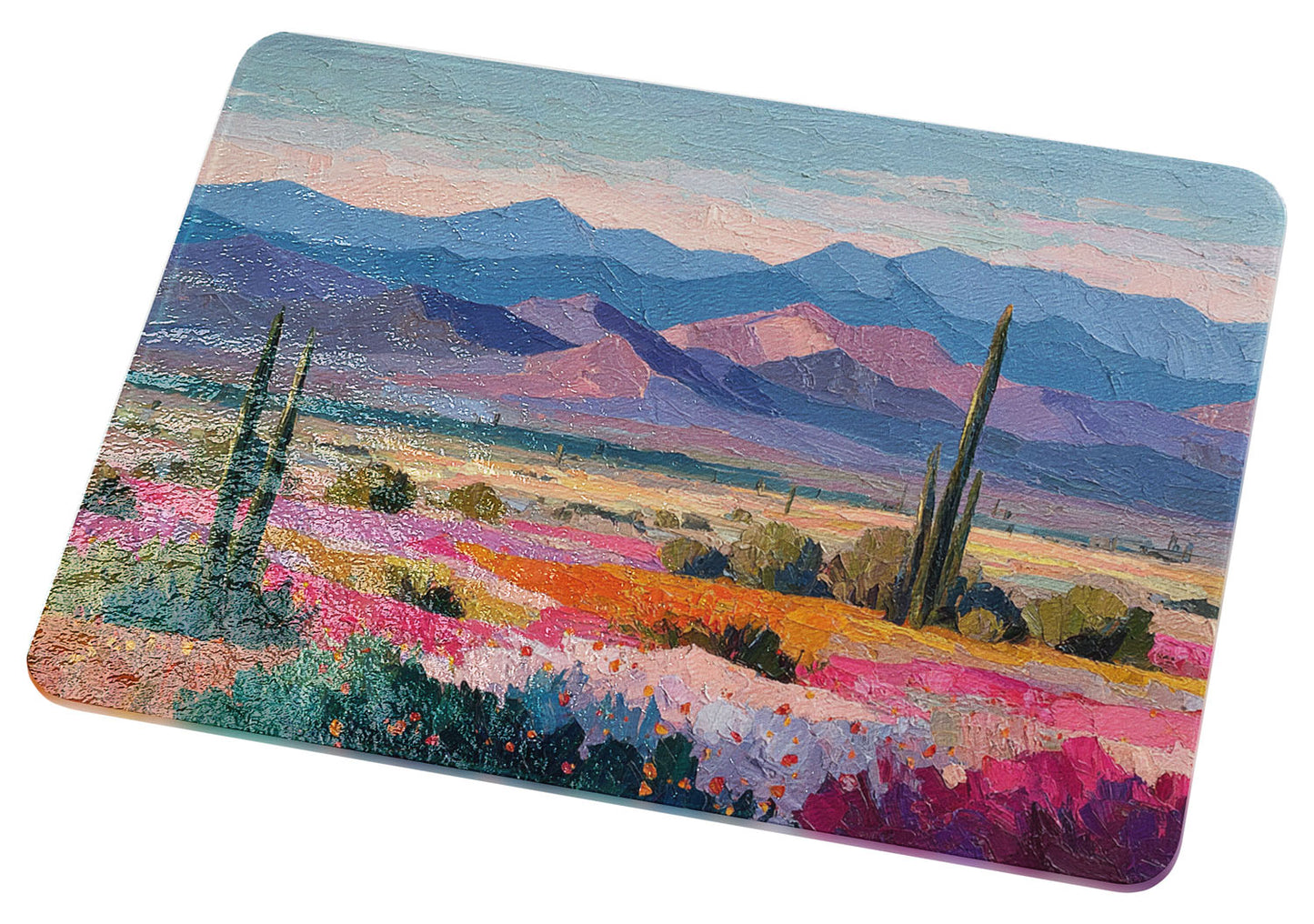 Mosaic Desert Cutting Board