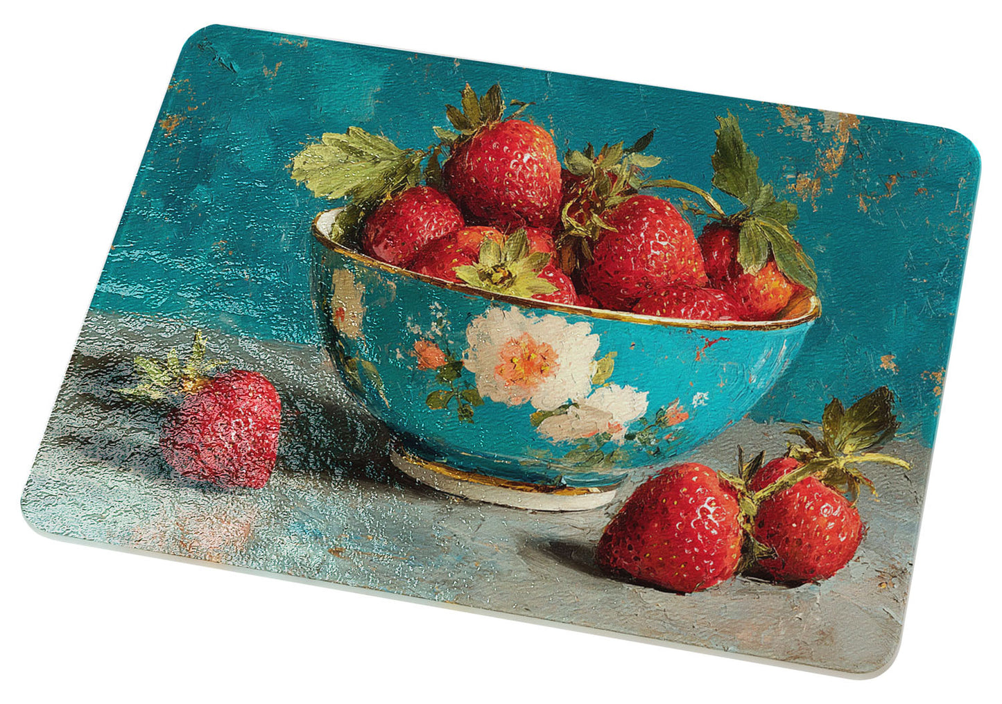 Strawberry Cottage Charm Cutting Board