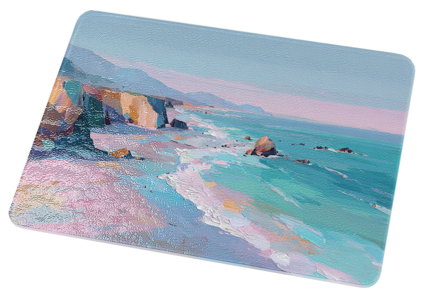Blush Along the Bay Cutting Board
