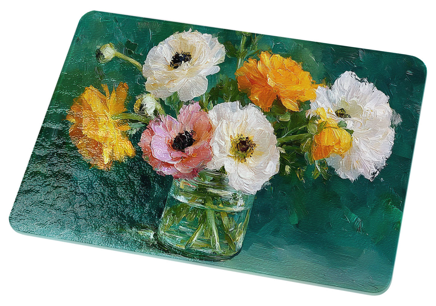 Meadowlight Ranunculus Cutting Board