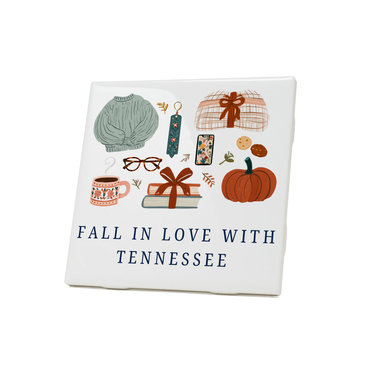 Fall In Love Cozy Vibes Coaster