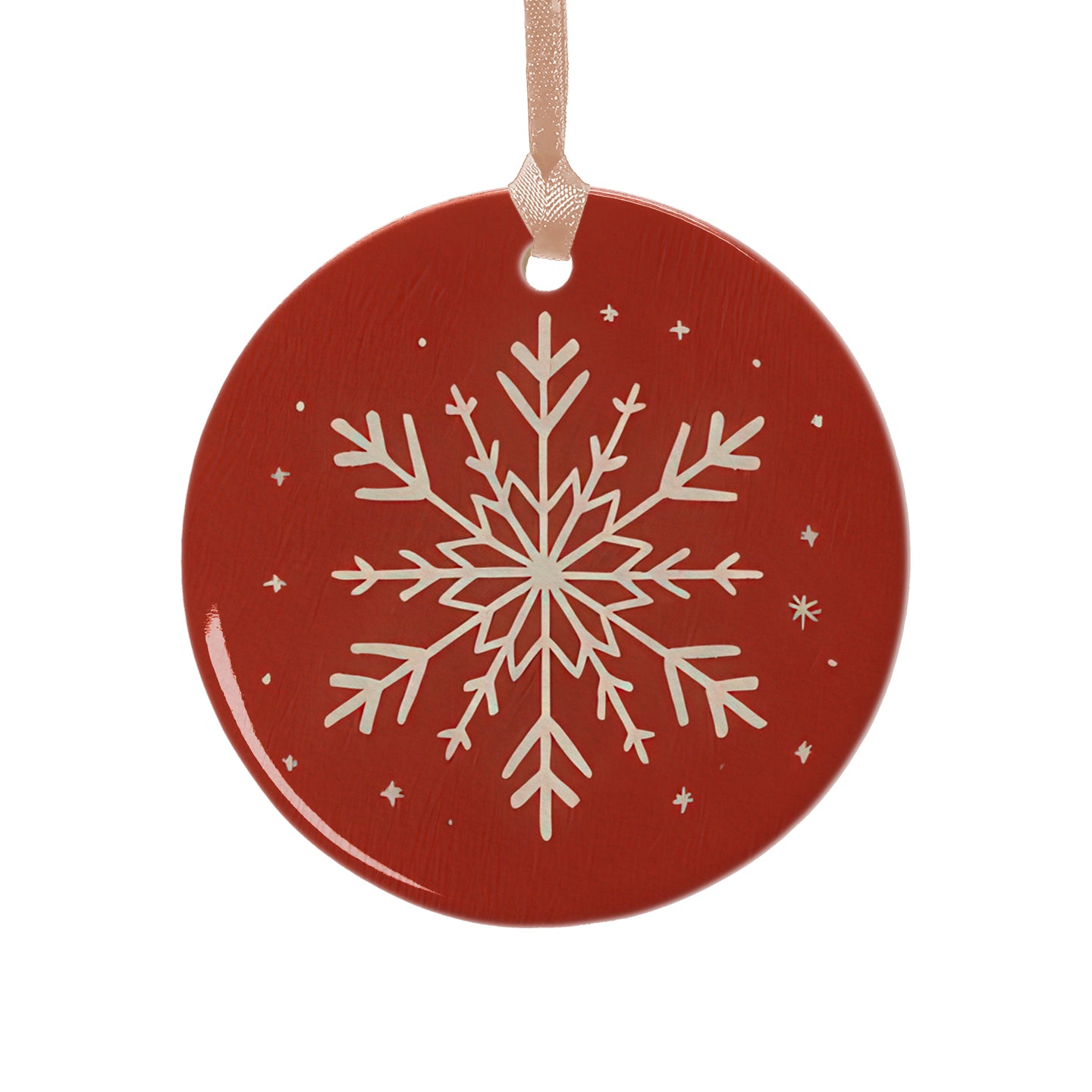 Crimson Flurry Ornament