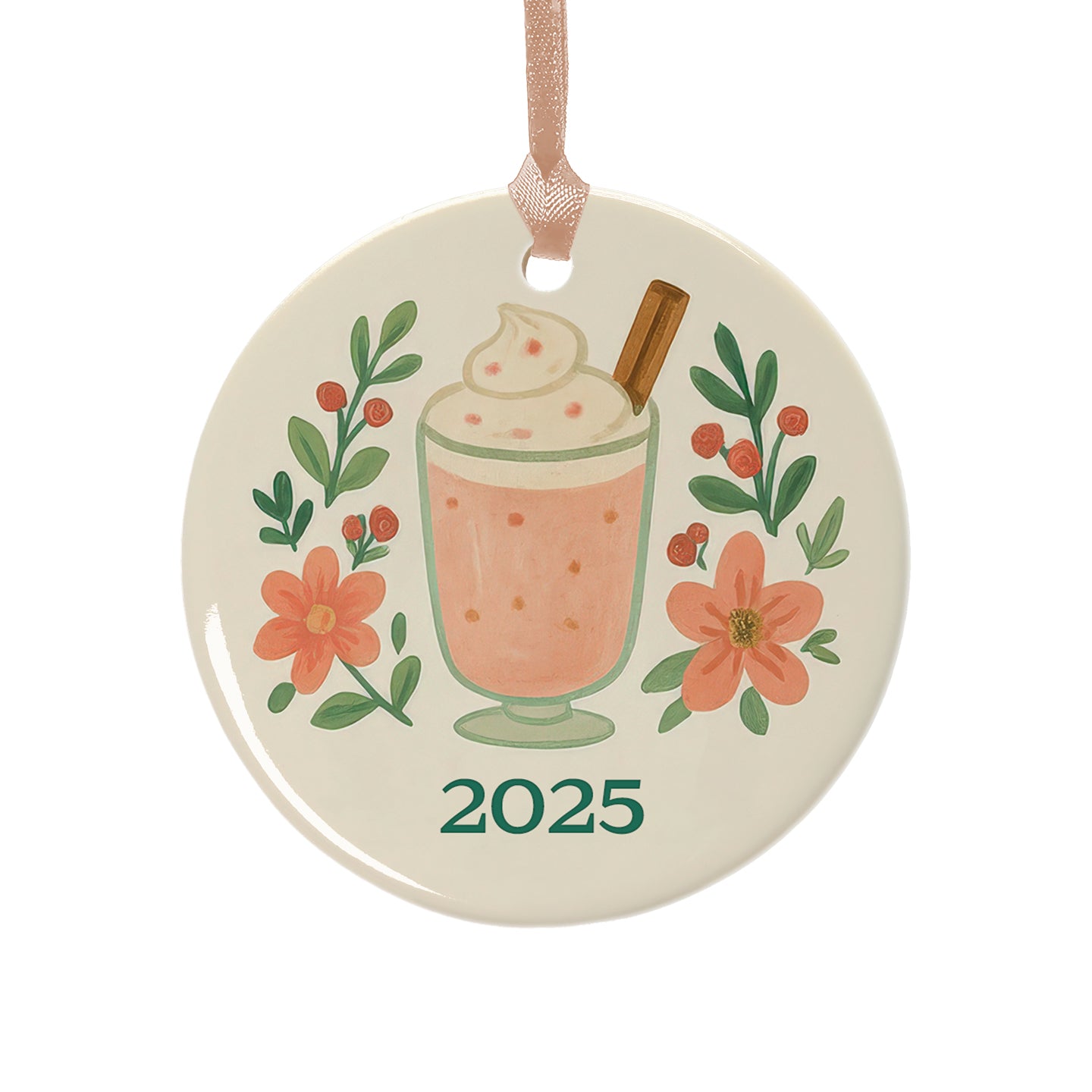 Merry Milkshake Ornament