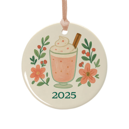 Merry Milkshake Ornament