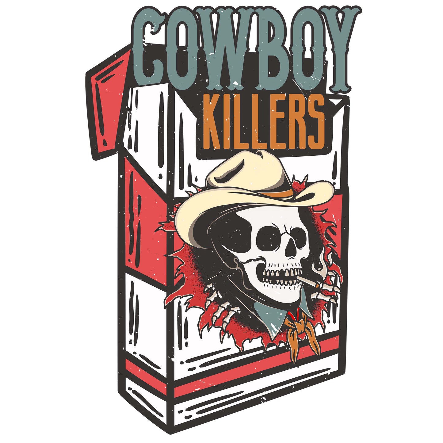 Cowboy Killers Western Badge Mug