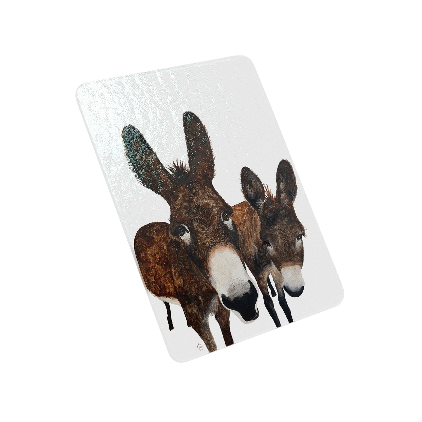 Murray Donkeys By Dolly Estelle Cutting Board