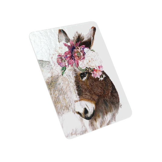 Blossom Donkey By Dolly Estelle Cutting Board