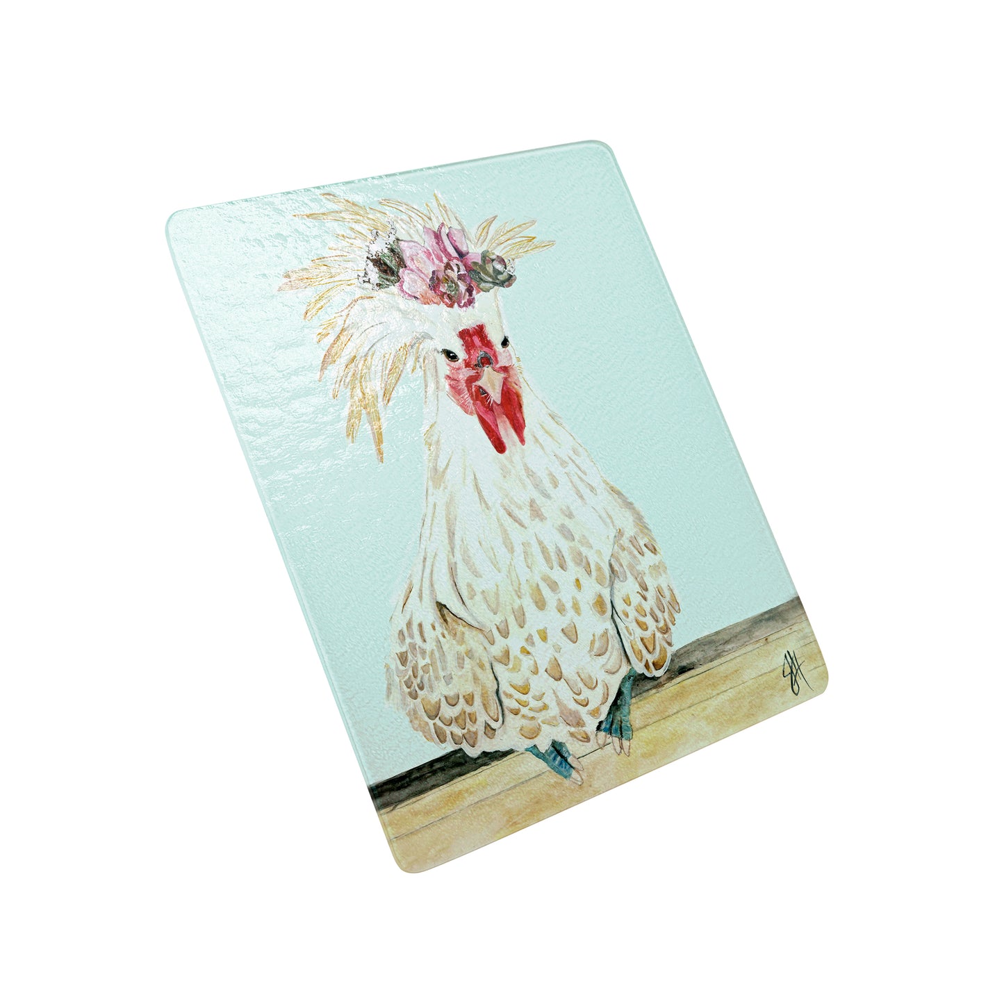 Bieber Rooster By Dolly Estelle Cutting Board