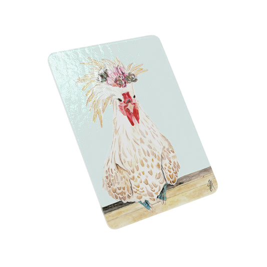 Bieber Rooster By Dolly Estelle Cutting Board
