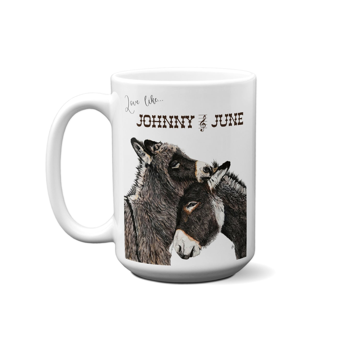 Johnny & June With Text By Dolly Estelle Mug