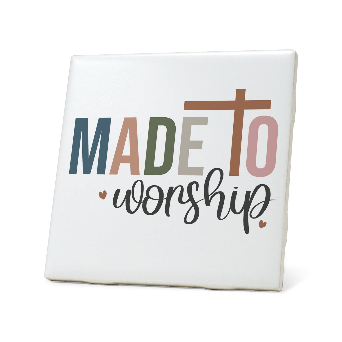 Made to worship Graphic Coasters