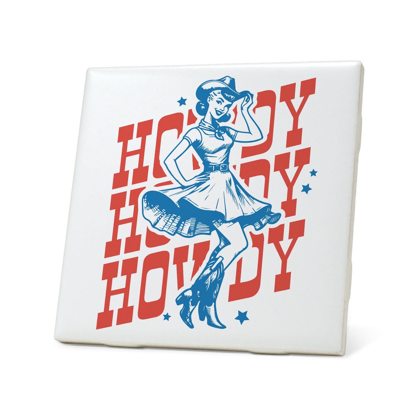 Howdy x3 Graphic Coasters
