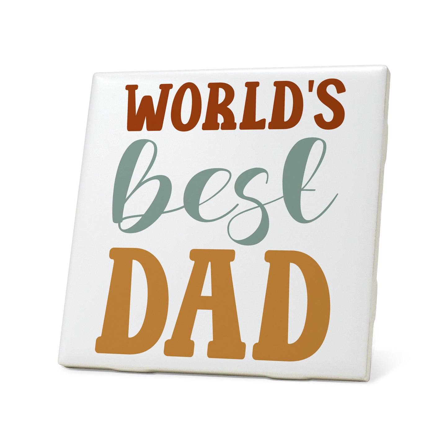 World's best dad Graphic Coasters