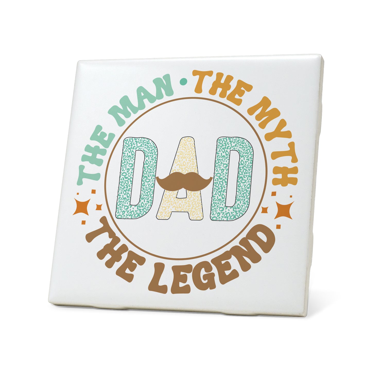 To the man dad Graphic Coasters