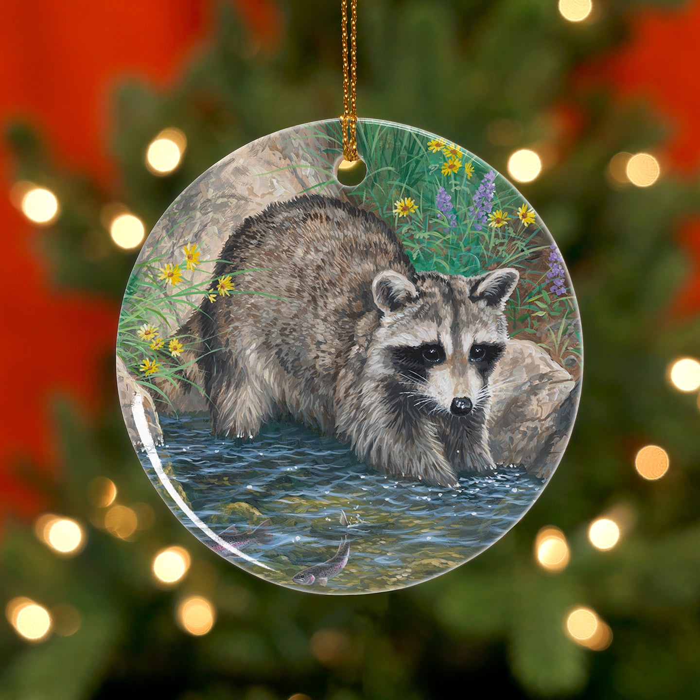 The Masked Fisherman Ornament