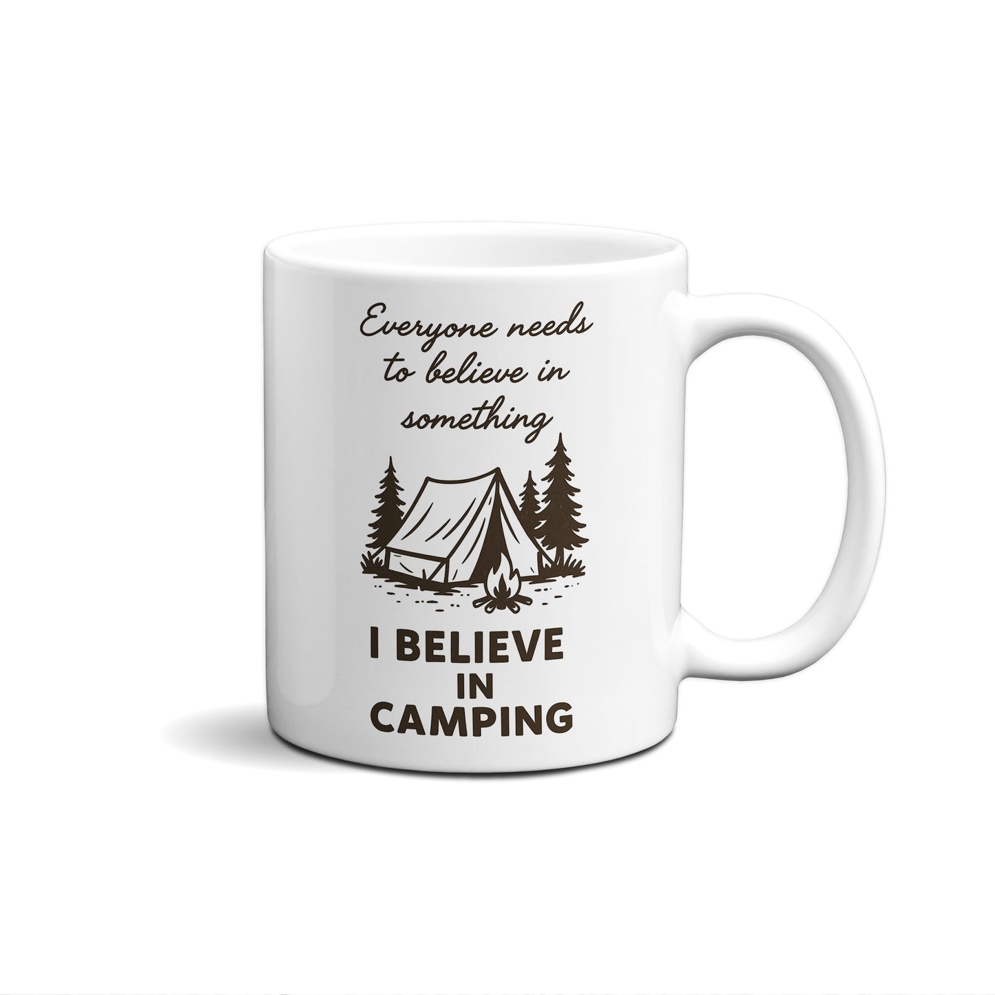 I Believe In Camping Graphic Mug