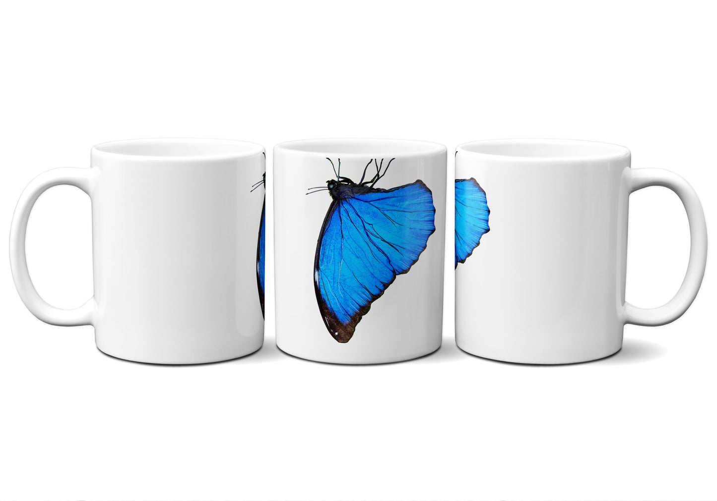 Menelaus Blue Morpho Butterfly by Snout Mugs®