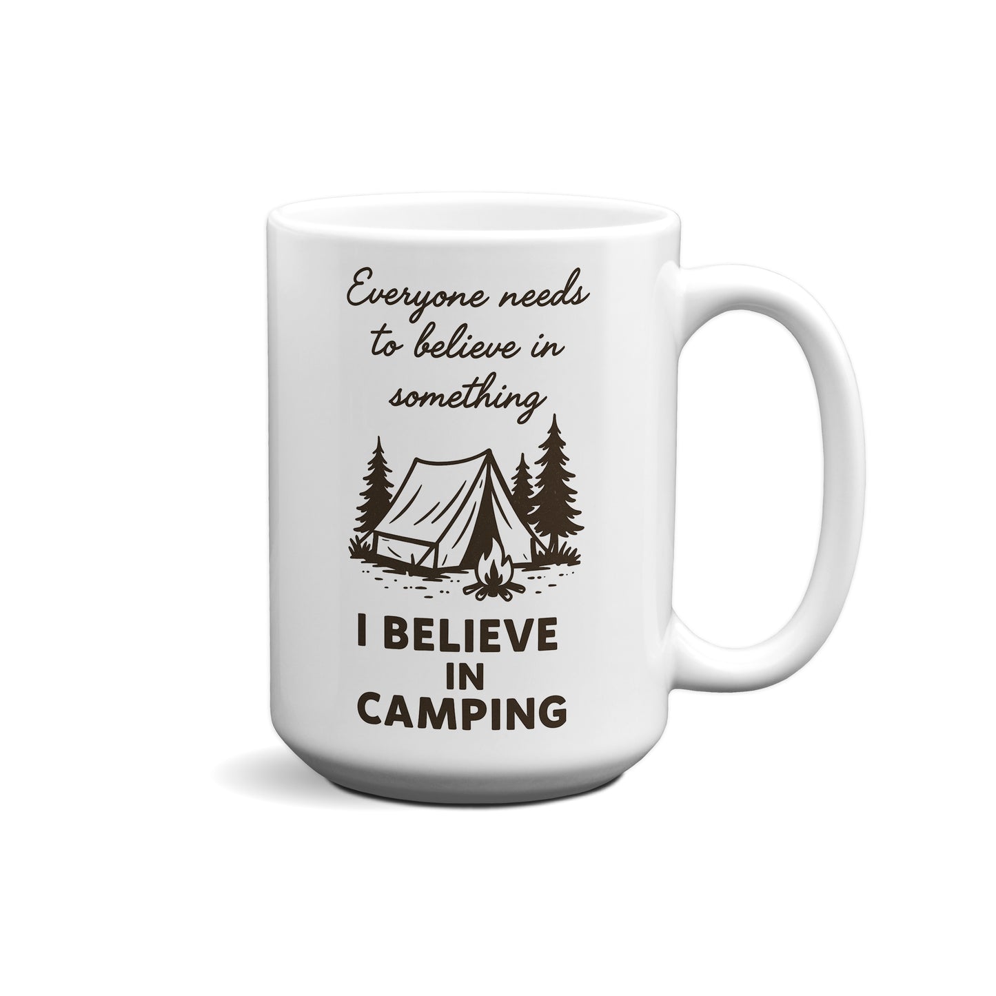 I Believe In Camping Graphic Mug