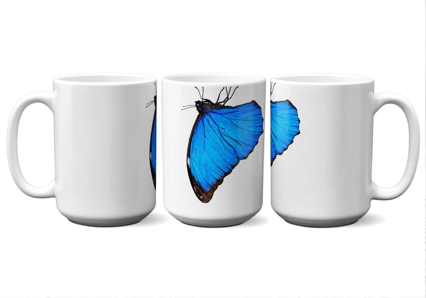 Menelaus Blue Morpho Butterfly by Snout Mugs®
