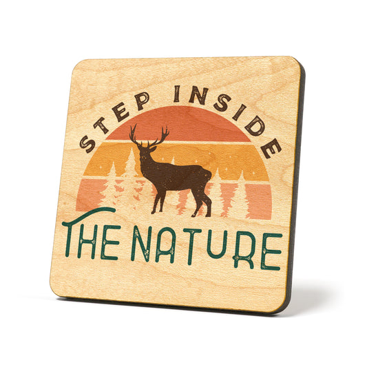 Step inside the nature graphic Coasters